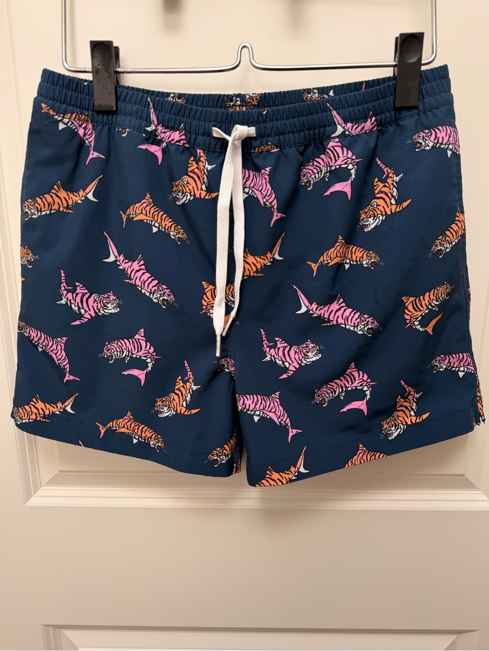 Chubbies Boys’ The King of the Sea Swim Trunks with Boxer Brief Liner Size L
